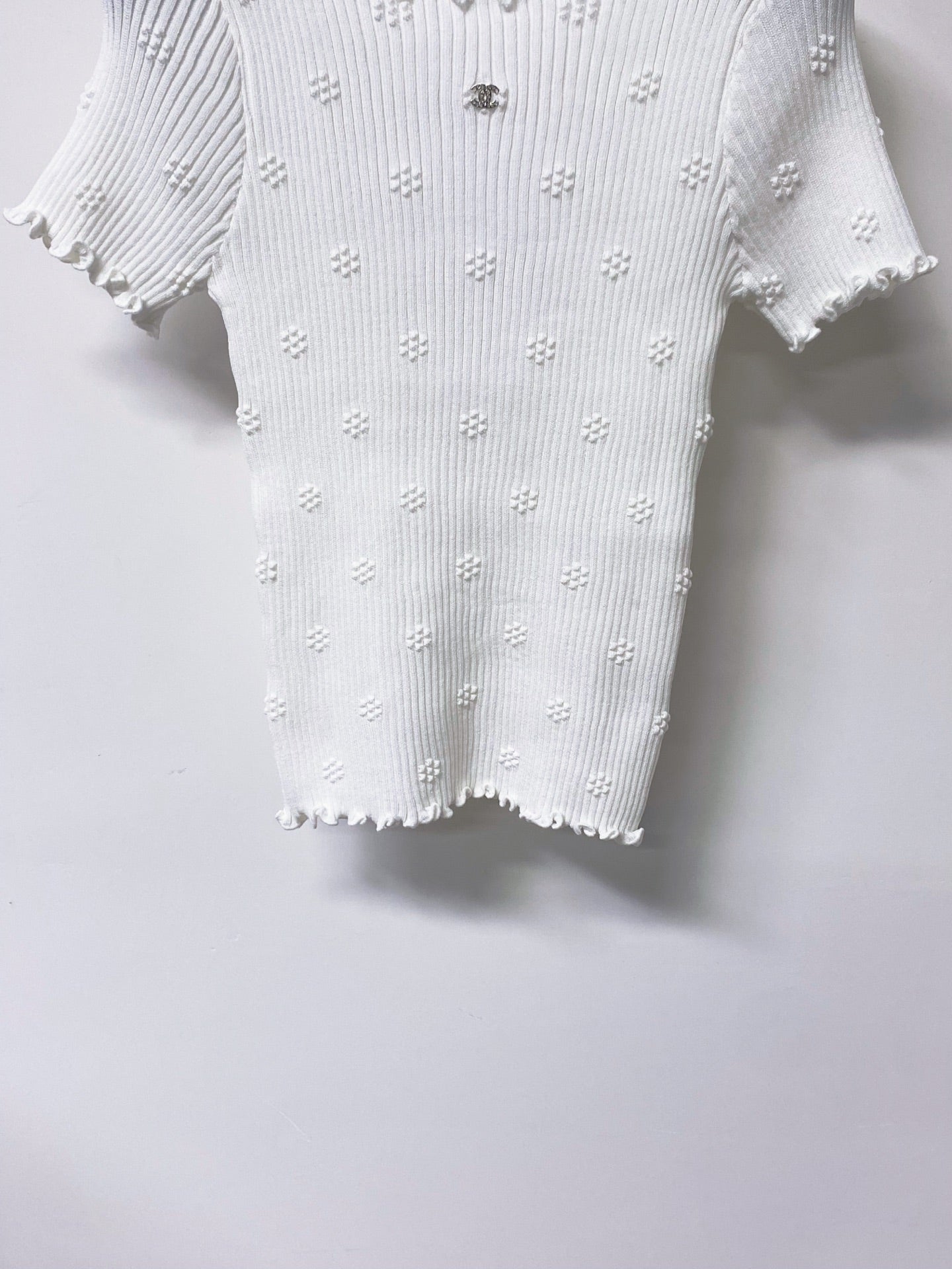 26S KNIT SHORT SLEEVE TOP STYLE 1269