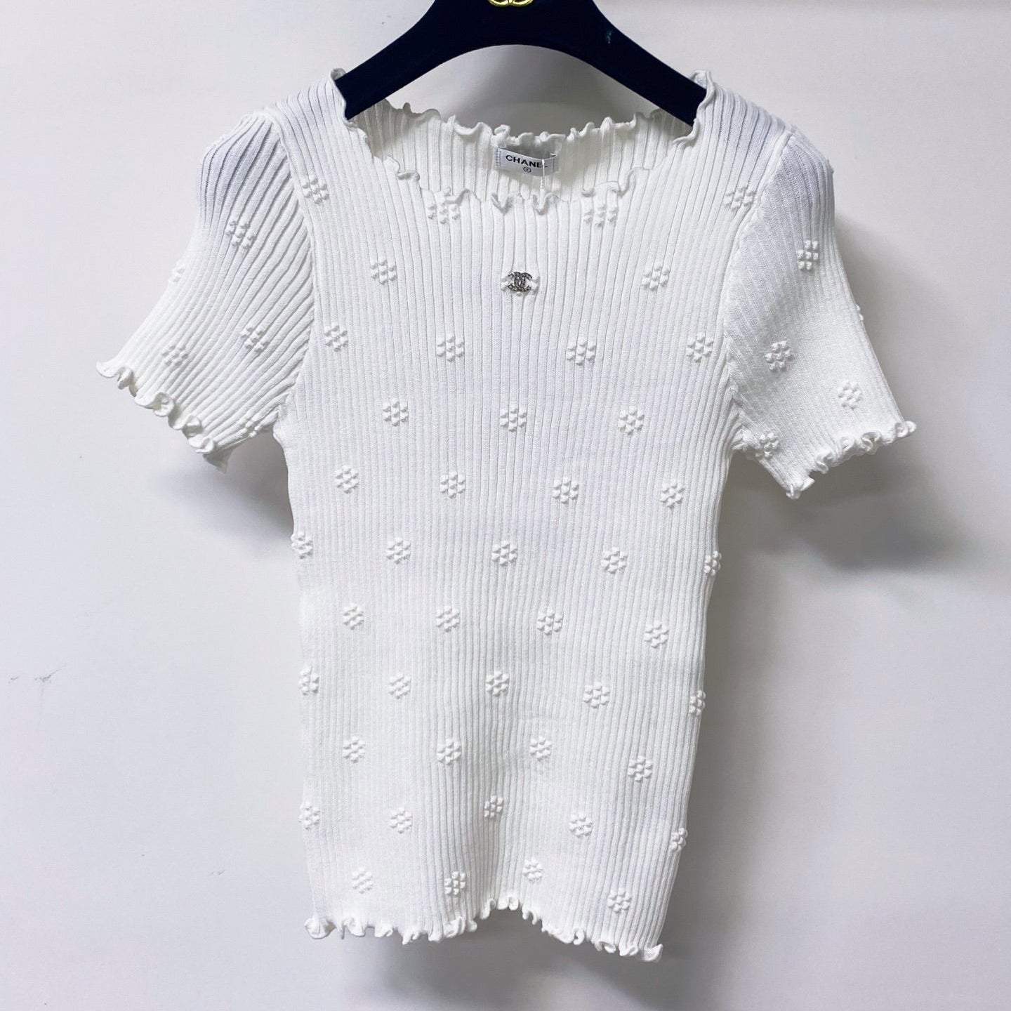 26S KNIT SHORT SLEEVE TOP STYLE 1269