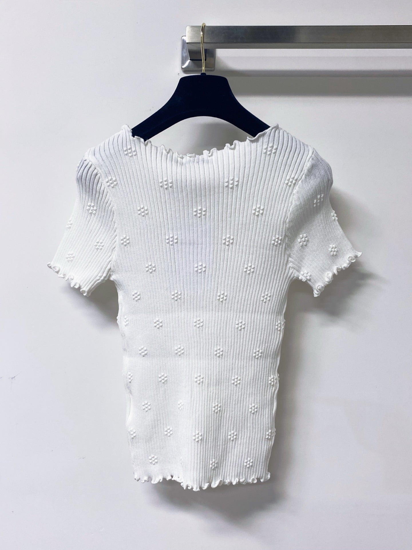 26S KNIT SHORT SLEEVE TOP STYLE 1269
